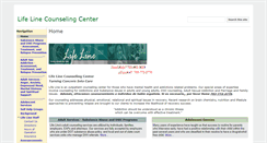 Desktop Screenshot of lifelinerecovery.com